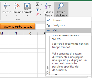 Come cancellare righe parzialmente o completamente vuote dalle tabelle Excel