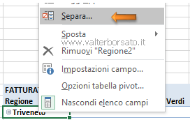 Excel raggruppare e separare i dati nelle Tabelle Pivot  | Separare gruppi dati Tabella Pivot