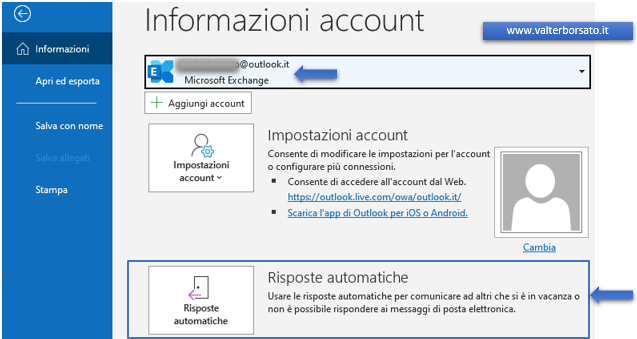 Organizzare risposte automatiche fuori sede ai messaggi di posta elettronica di Outlook