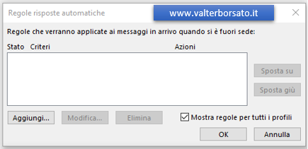 Applicare regole personalizzate alle risposte automatiche di Outlook: impostazione regole