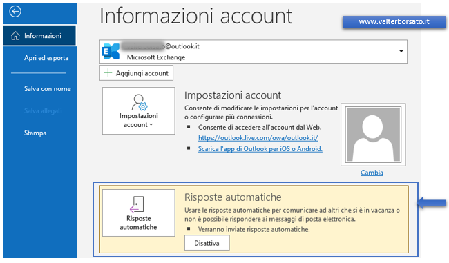 Sospendere le risposte automatiche di Outlook