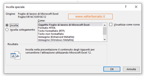 PowerPoint: includere fogli di lavoro o tabelle di Excel nelle presentazioni: 