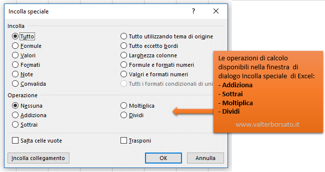 Come fare Calcoli con le opzioni incolla speciale in Excel |