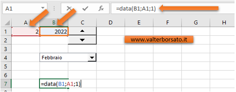 Organizzare il calendario dinamico mensile sul foglio di lavoro di Excel