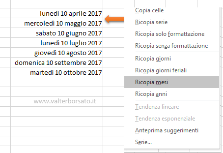 EXCEL: Creare un elenco di date sequenziali escludendo particolari giorni come il sabato o la domenica | Creare un elenco di date con lo stesso giorno riferito a mesi e anni successivi