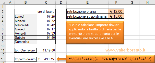 Esempi di applicazione della funzione Logica SE | Applicare Funzioni SE sul formato ORA - monitorare scadenze