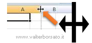 Excel testo a capo e allineamenti celle | Modificare la larghezza delle colonne del Foglio di lavoro