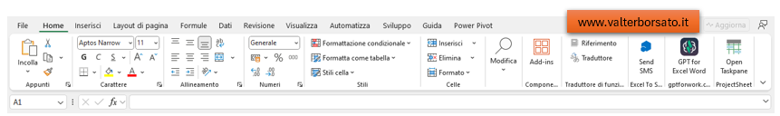 Introduzione alla Barra Multifunzione (Ribbon)