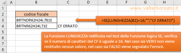 La Funzione Lunghezza di Excel | Nidificare la Funzione Lunghezza