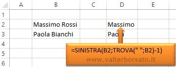 Nidificare Funzioni all'interno di SINISTRA DESTRA e STRINGA ESTRAI