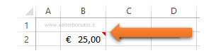 Personalizzare le note-commenti inserite nei fogli di Excel: esempio nota