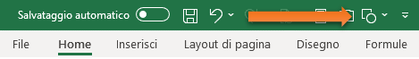 Personalizzare le note-commenti inserite nei fogli di Excel: pulsante combia forma