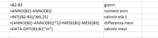 Visualizzare Formule e Funzioni sul Foglio di lavoro di Excel: esempio applicazione del comando Mostra formule