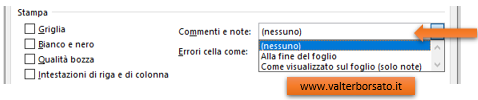 Come stampare in Excel: Stampare correttamente note e commenti