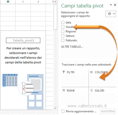 Excel: Creare e gestire le Tabelle Pivot | Organizzare i dati nella Tabella Pivot