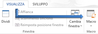 WORD: Scheda Visualizza | Pulsante Macro