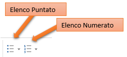 WORD elenchi puntati e numerati | inserisci  elenco numerato, elenco puntato