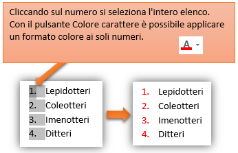 WORD elenchi puntati e numerati | formattazione elenco numerato, elenco puntato